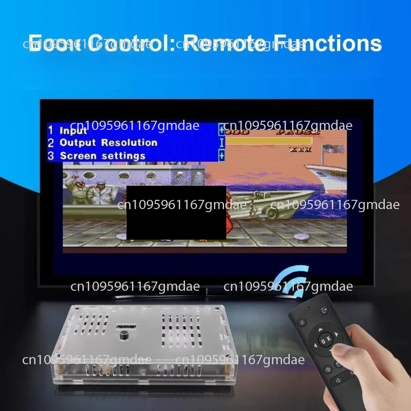 Videokonverter Scart/RGB/YpBpr/VGA/AV/SV zu HD MI Signal