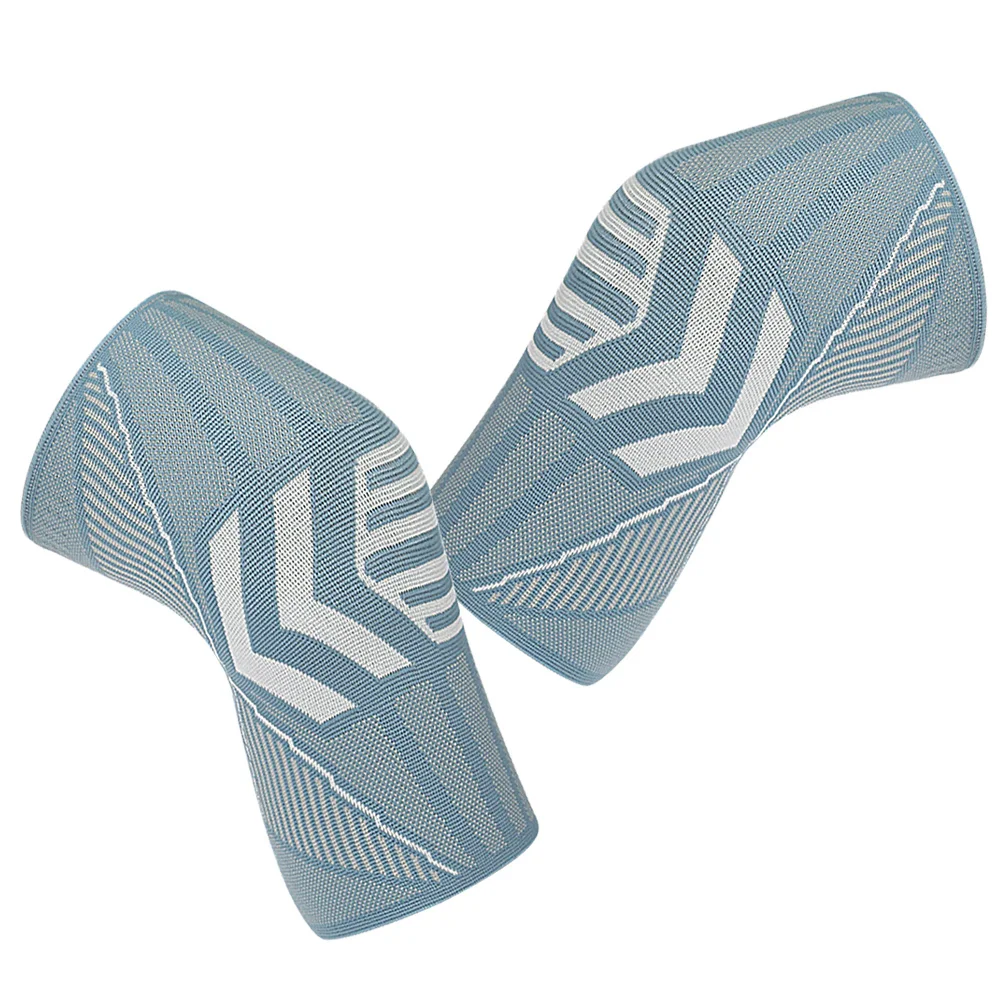 

2Pcs Knee Brace Elastic Sports Sleeve Running Cycling Hiking Gym Compression Knee Protective Sports Brace Sleeve for Running