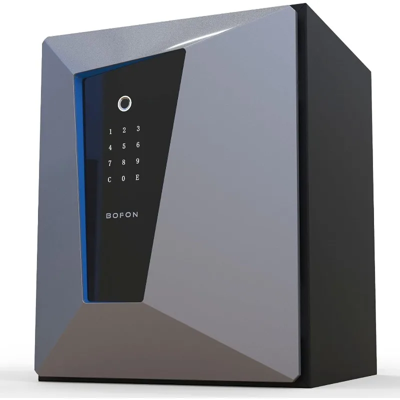 Fire Safes with Fingerprint Touch Screen Keyboard, Home Security Safe for Hotel Office