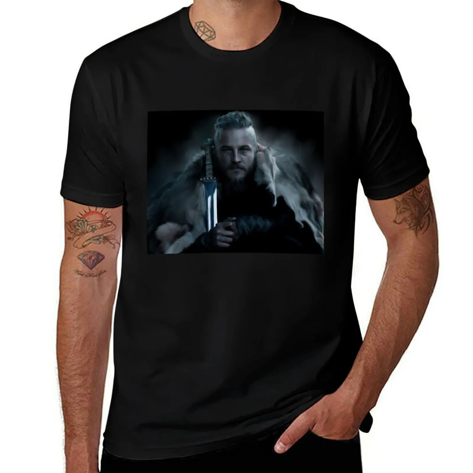 Ragnar T-Shirt blue archive vintage clothes man t shirt t shirts for men pack