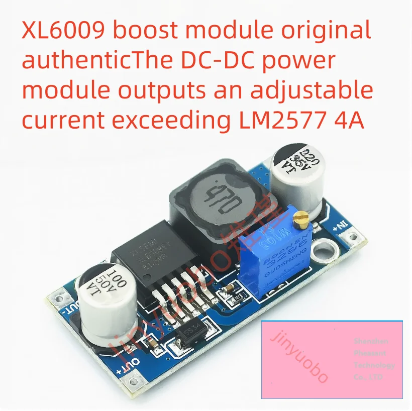 1-10PCS XL6009 4A Convertitore boost Step Up regolabile 15W 5-32V a 5-50V Modulo di alimentazione DC-DC LM2577 Modulo step-up
