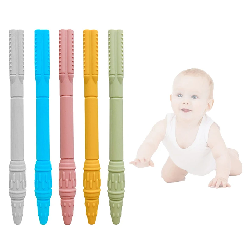 Kid Chewing Tube Tips Speech Therapy Teeth Massager Speak Oral Muscle Rehabilitation Train Chewing Tube Autism Sensory Therapy