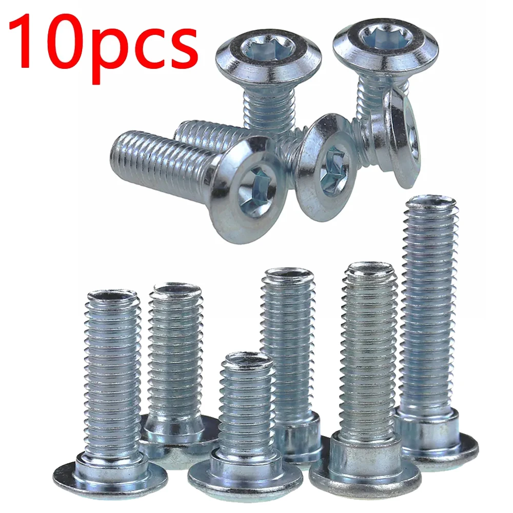 10PCS Motorcycle Bolts Brake Disc/rotor Screws M8*1.25*25/35mm Carbon Steel 8.8 Lever Universal For Honda Yamaha Kawasaki Suzuki