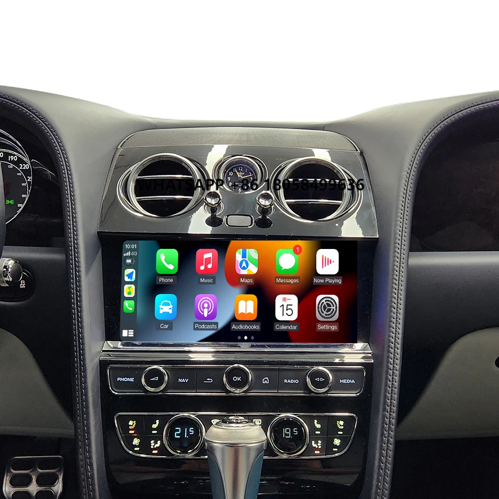 

New Upgrade 10.9" Qualcomm Android Display Screen for bentley Car Radio Continental GT Flying Spur 2012-2019 Carplay Navigation
