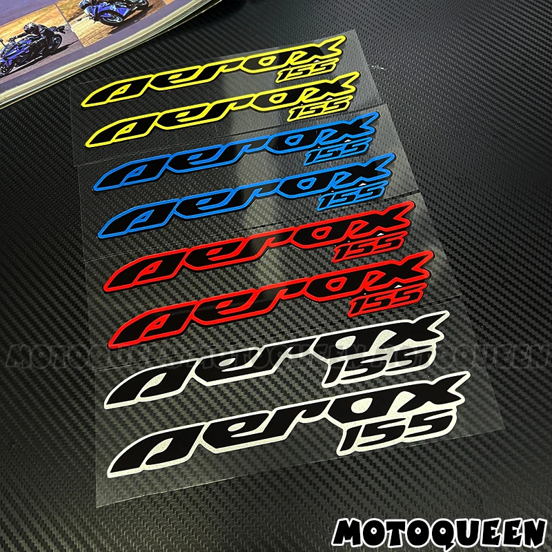 

Наклейки для мотоцикла Aerox 155: декоративные светоотражающие стикеры для обтекателя, передней и боковых панелей, с логотипом