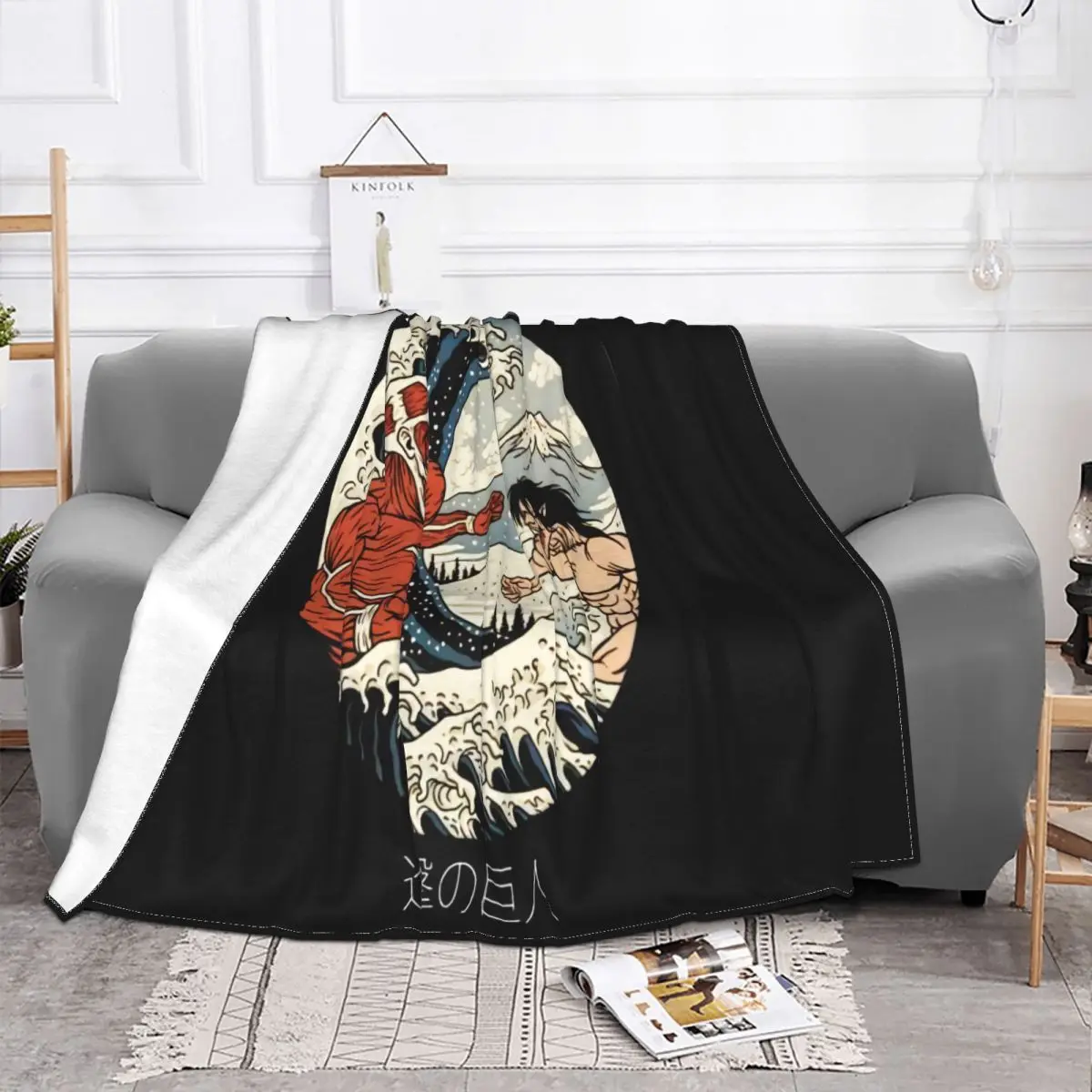 The Great Titans Attack On Titan Baseball Cool Baseball Baseball Hats Women Men Throw Blanket