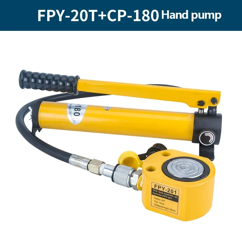 NEW 20T Electric Separated Ultra-Thin Hydraulic Lifting Jack Portable Electric Hydraulic Jack With CP-180 Hydraulic Hand Pump