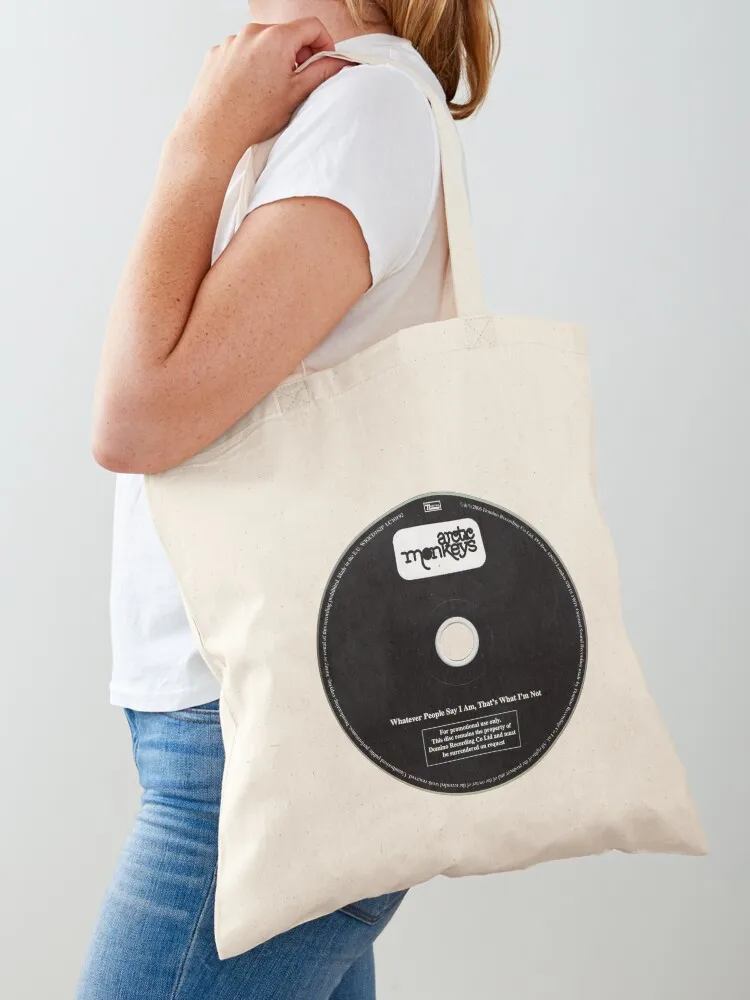 

Arctic Monkeys - Whatever People Say I Am, That's What I'm Not CD 2ver. Tote Bag Lady bags bag for beach Beach bag