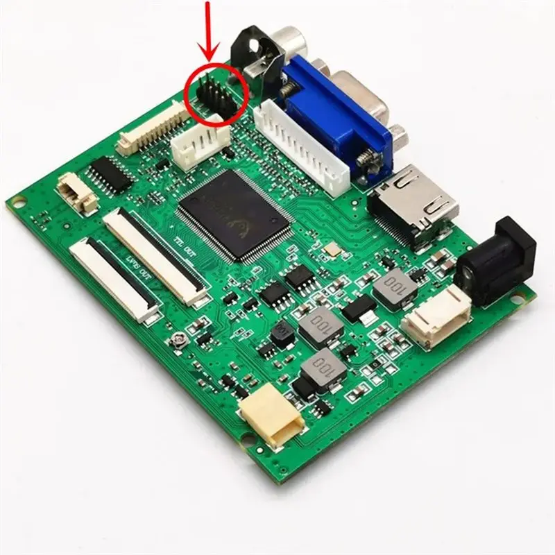 New--Universal 40/50PIN LCD Driver Board Program Free Control Firmware For 6.5