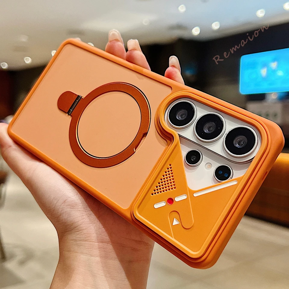 Luxury Magnetic Phone Case for Samsung Galaxy S26 Ultra S26 Plus S26Ultra Magsafe Official Matte Len Camera Protector Cover - view 5