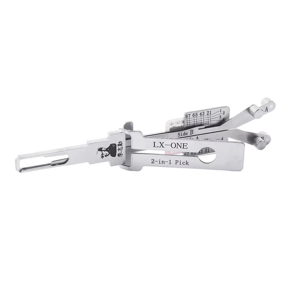LX-One Lishi 2in1 Tool for LI Xiang Series 2021+ Great Wall Motors (GWM), V80 Car Lock Cylinder Locksmith Supplies Repair Tools