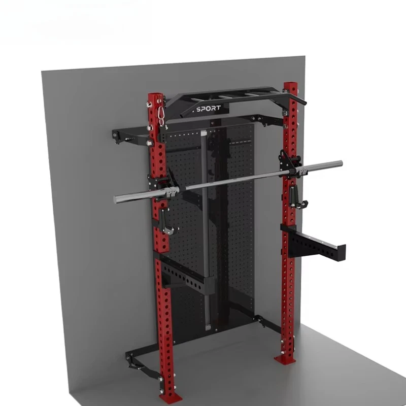 Multifunctional household fitness equipment Adjustable folding pull-down frame Wall-mounted pull-down frame