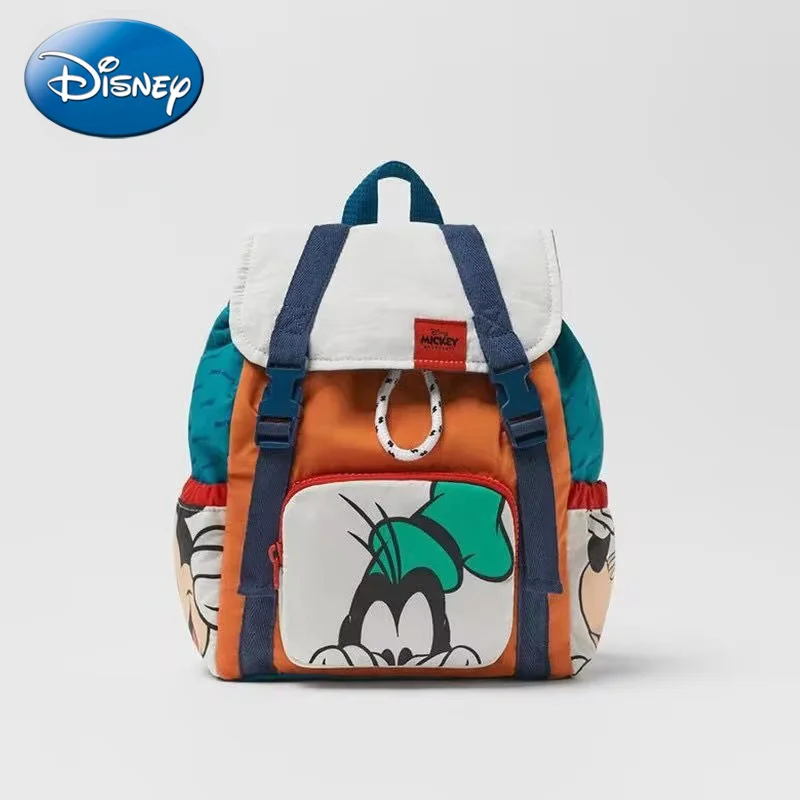 Zaino per bambini nuovo co-branded Disney Zaino decorativo con coulisse Topolino Zaino per studenti Borsa da scuola alla moda