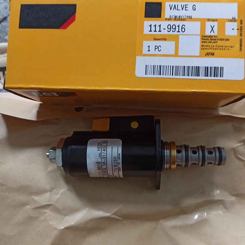 

Solenoid Valve For CAT Excavator 320B E320C E320D E325B 111-9916 1119916