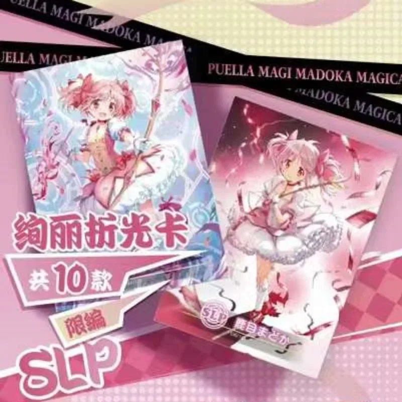 MANDAO Original New Anime Puella Magi Madoka Magica Card Flash Rare Madoka Homura Sayaka Mami Kyouko Collection Cards Toys Gifts