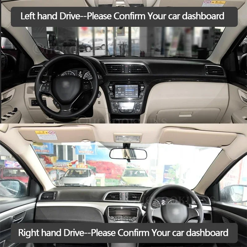 Dashboard Cover Protective Pad for Suzuki Ciaz 2014~2018 Car Accessories Dash Board Sunshade Anto-UV Carpet 2015 2016 2017 Ciaz