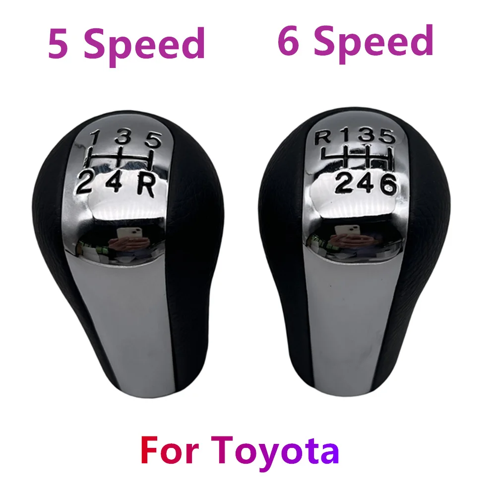 Gear Stick Shift Knob 5 / 6 Speed For Toyota AYGO 2005-2014 Verso 2002-2009 Corolla RAV4  AVENSIS YARIS/VITZ Car Accessories