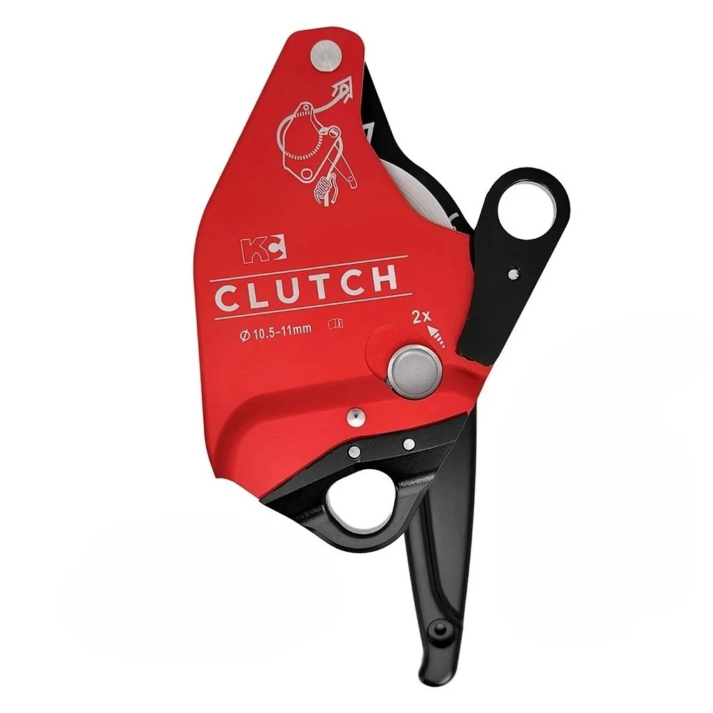 Clutch protector KC CLUTCH Ascent Descent Device One-way braking pulley protection descender for Aerial Work Rope Rescue safety