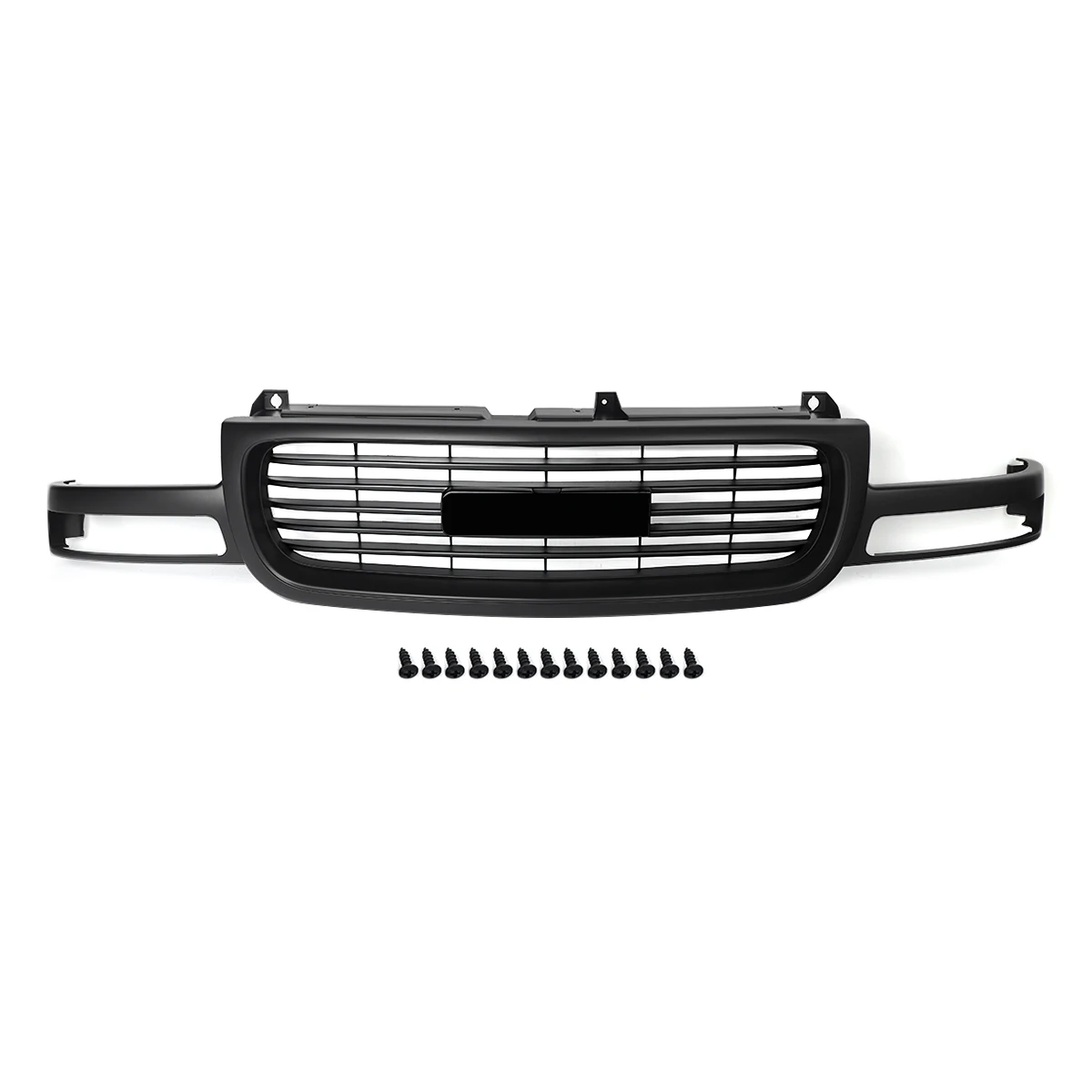 Chrome Front Grille For GMC Sierra 1500 1999-2002 Front Hood Grille Air Inlet Grid Grill Front Bumper Upper Grills Accessories