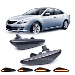 LED Dynamic Side Marker Light for Mazda 6 Atenza GH 5 Premacy CW RX-8 MX-5 for Fiat Spider Turn Signal Mirror Light Indicator