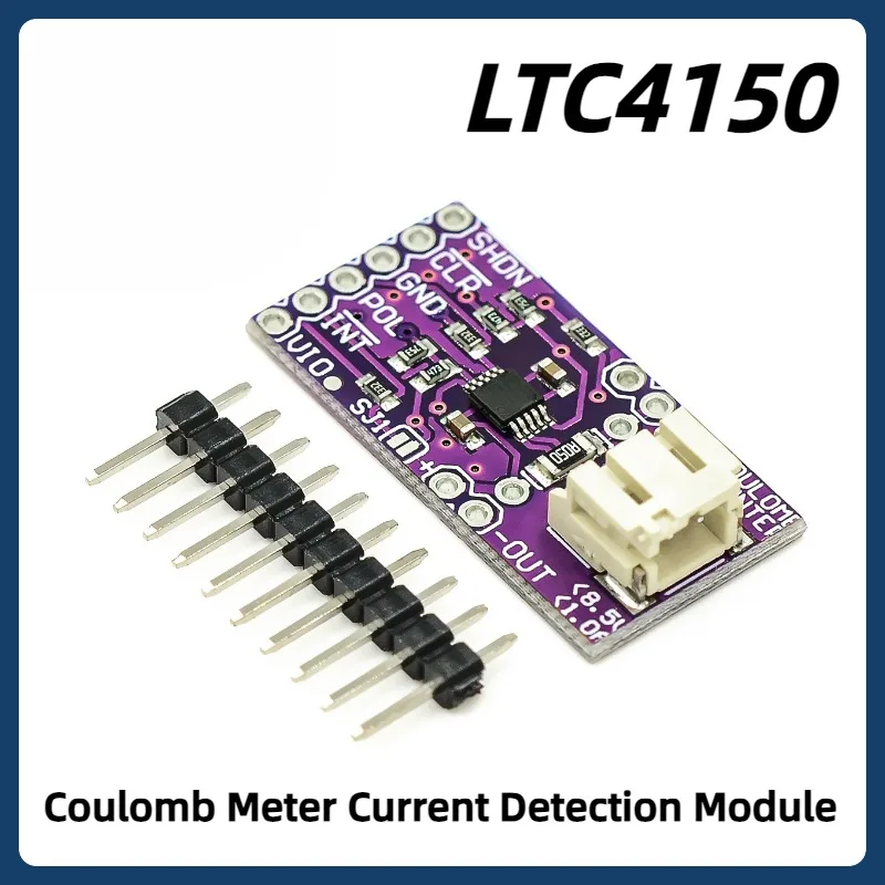 

Smart Electronics LTC4150 Coulombic Counter Battery Level Detection Module Current Detection Sensor Coulomb Meter Module