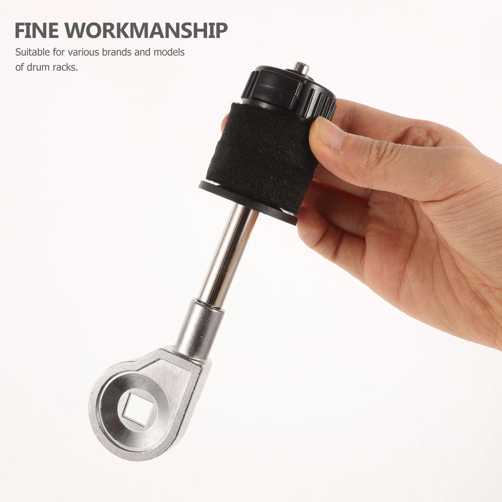 

Hanging Cymbal Stand Mount Stacker Bracket Black Plastic Cymbals Support Metal Felt Design Compatible for Drum Kits