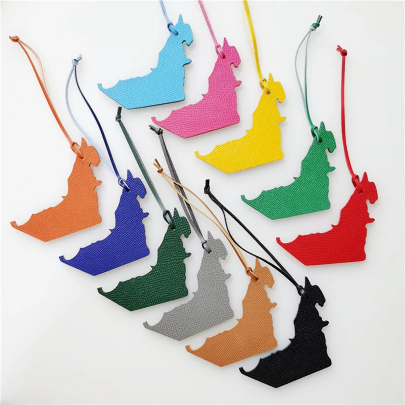 New Trendy Leather United Arab Emirates Map Shape Bag Pendant Female Bag Charm Hanging Jewelry Accessories