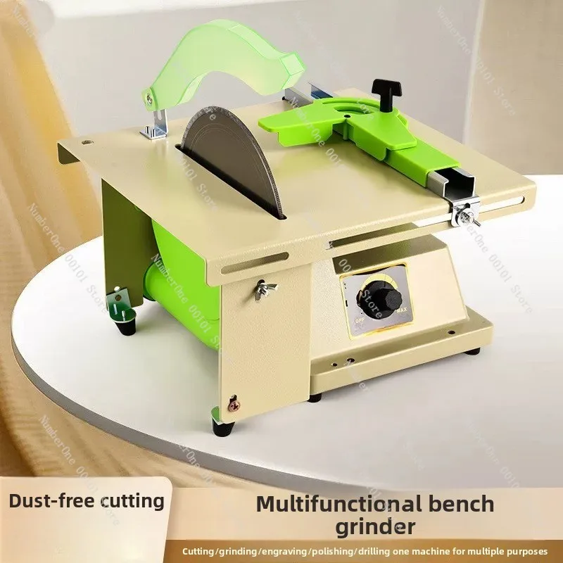 Desktop table mill, multifunctional electric grinding and polishing machine, metal acrylic walnut bracelet polishing machine