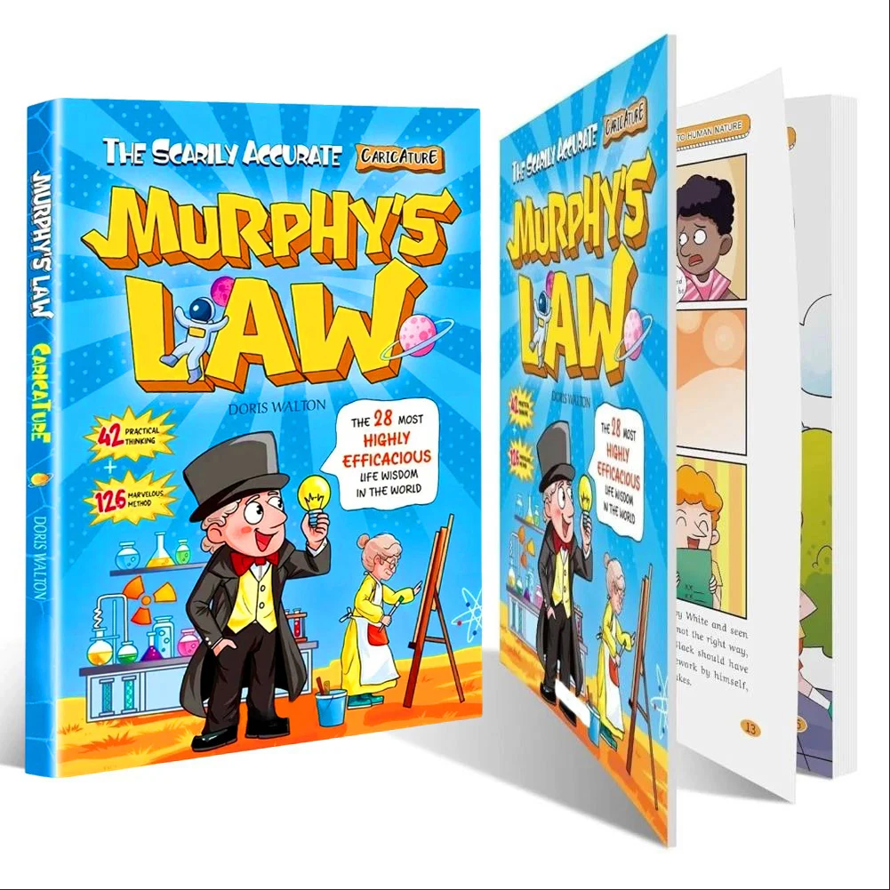 Murphy's Law Learning Book For Kids 8-12 Years Old Builds Resilience & a Growth Mindset Provides Practical Real-World Life Skill