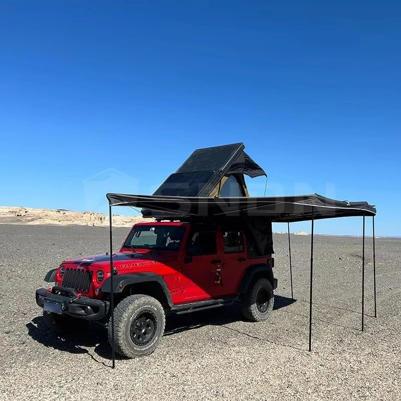 Large Shade 270 Degree Awning Freestanding Waterproof Outdoor Camping Awning For 4x4 4WD Vehicle Travel With Side Walls