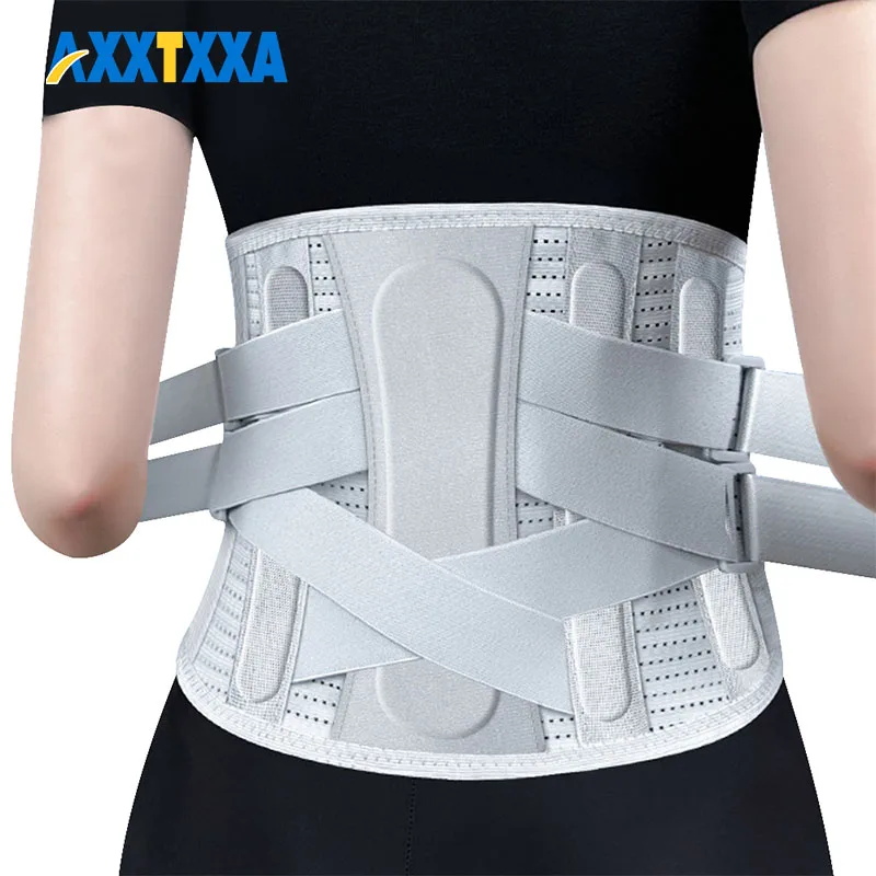 1PCS Back Brace with 3D Lumbar Pad,Lumbar Support Belt for Men&Women with Biomimetic Widened Back Support Bar,for Herniated Disc