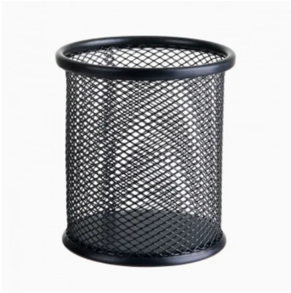 Desktop Pen Holder Durable Wire Mesh Pen Cup Holder Lightweight Pencil Storage Box Marker Container School Student and Teacher D