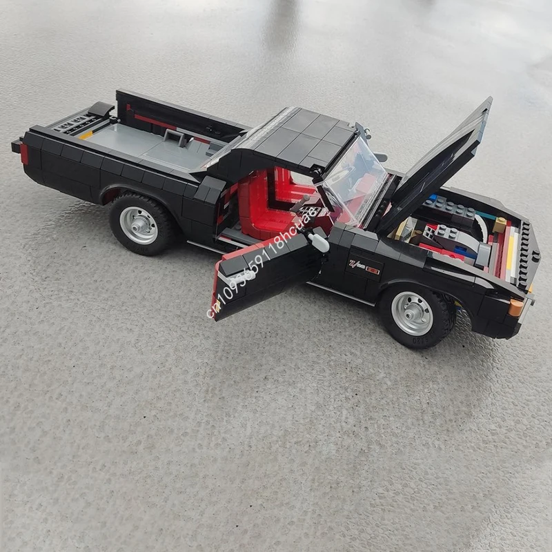 

1234 шт. MOC Chevroleter El Camino, строительные блоки, рождественские, неограниченное количество творчества, сделай сам, идеально подходят для индивидуальных строителей, сборка подарка