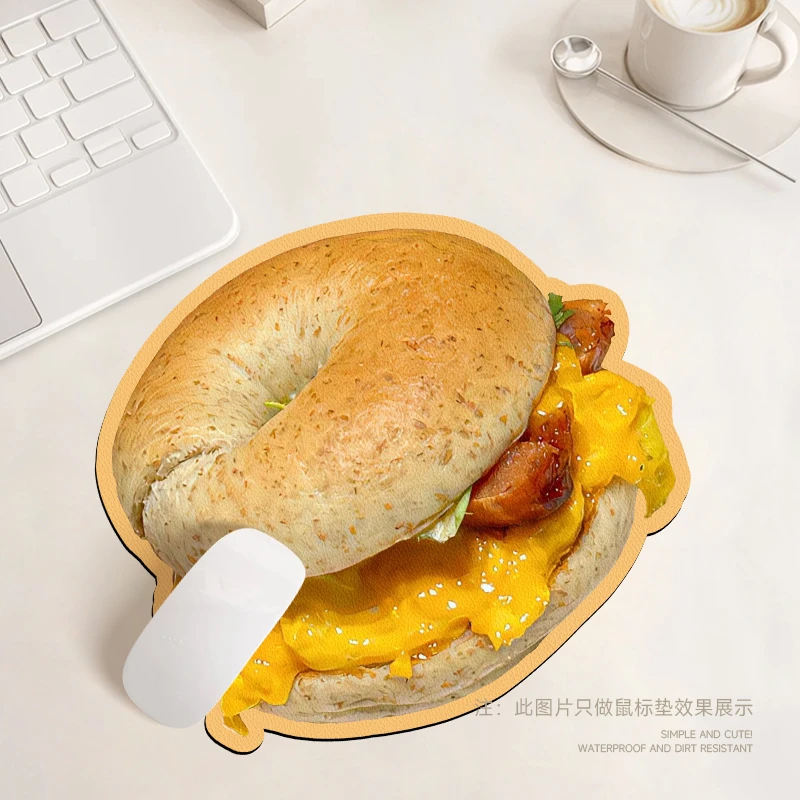 Special Shaped Leather Mouse Pad Laptop Office Desk Pad Mouse Pad Anime