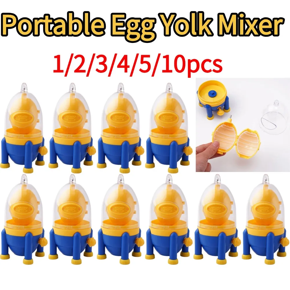 Eigelb Mixer Tragbare Ei Scrambler Shaker Manuelle Ei Ei Manuelle Gadgets Mixer Ei Puller Küche Backen Werkzeug