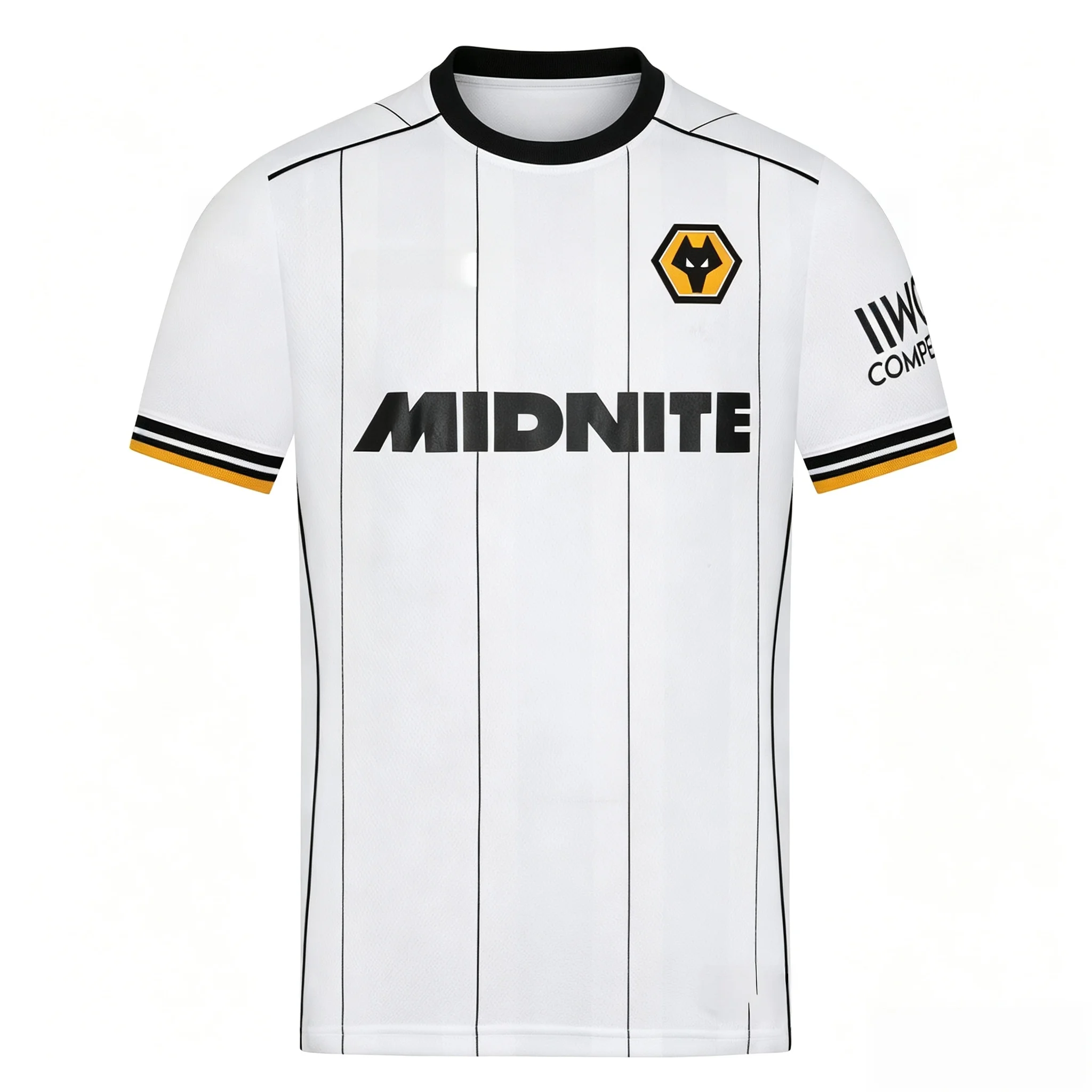 Neue Saison Wolverhampton 3D-Gedrucktes Fußballtrikot Herren Atmungsaktives Schnelltrocknendes Kurzarm-T-Shirt Familien-Partnerlook – Detail 5