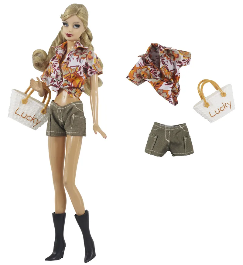 1 Set Doll Clothes 1:6 Scale Dress Outfit for 11.5 Inch 30cm Doll Many Style for Choice Gifts for Girls Doll Accessories #5