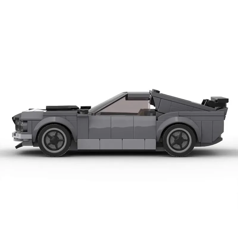 Moc-kompatibles Automodell BOSS 302, Retro-Vintage-Auto, Technologie, modularer Baustein, Geschenk, Weihnachten, Kinderspielzeug, DIY-Set