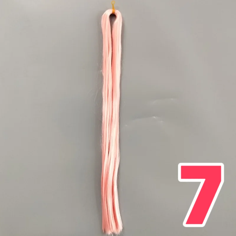 Bjd-Puppe, 80 cm, Haar, rohe Synthese, Milchseide, Anti-Mohair-Perücke, gefälschter Handhaken, Transplantationsmaterial, weiche Puppenperücken