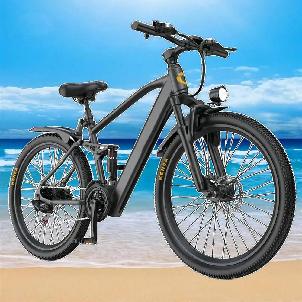 

26" 24" Electric Motorcycles Mountain Bike For Adults, 500W Power Electric Bicycle, 36V Battery, 30 Mile Range,21-Speed Ebikes