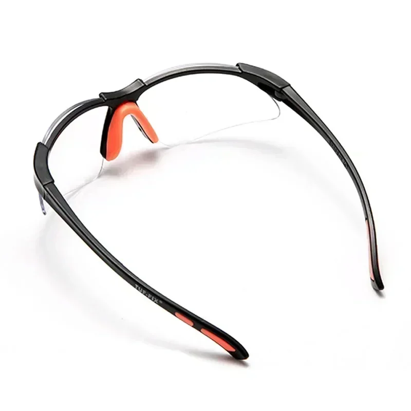 1/2 قطعة واضح العين الرمال الوقاية يندبروف نظارات ركوب السلامة تنفيس نظارات العمل مختبر نظارات السلامة نظارات