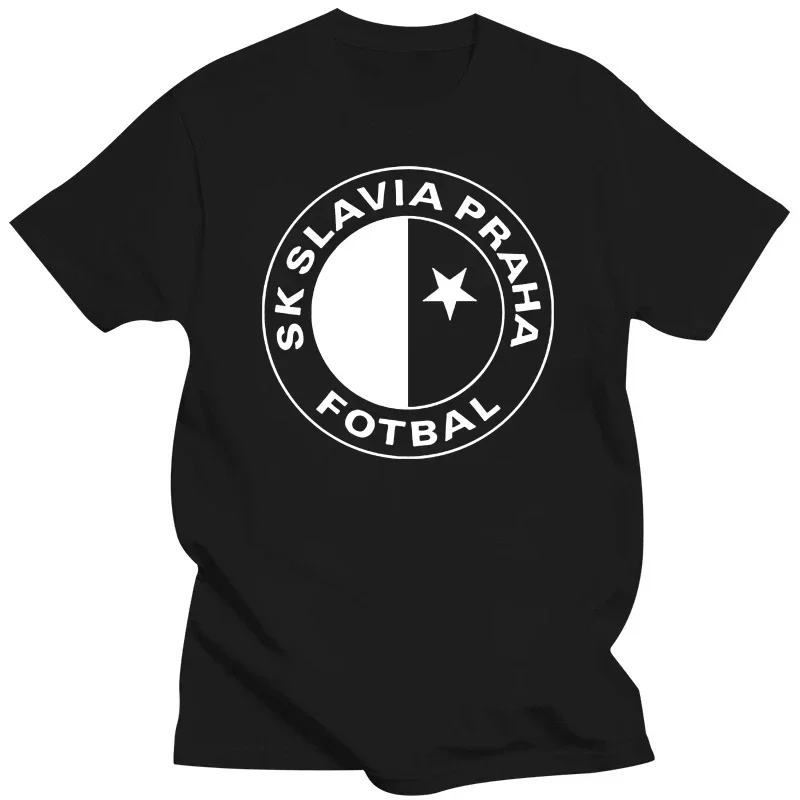 SK Slavia Praha T Shirt Czech Republic Prague Print T Shirt Men's T Shirt Quality Cotton T-Shirt For Men Plus Size XS-3XL