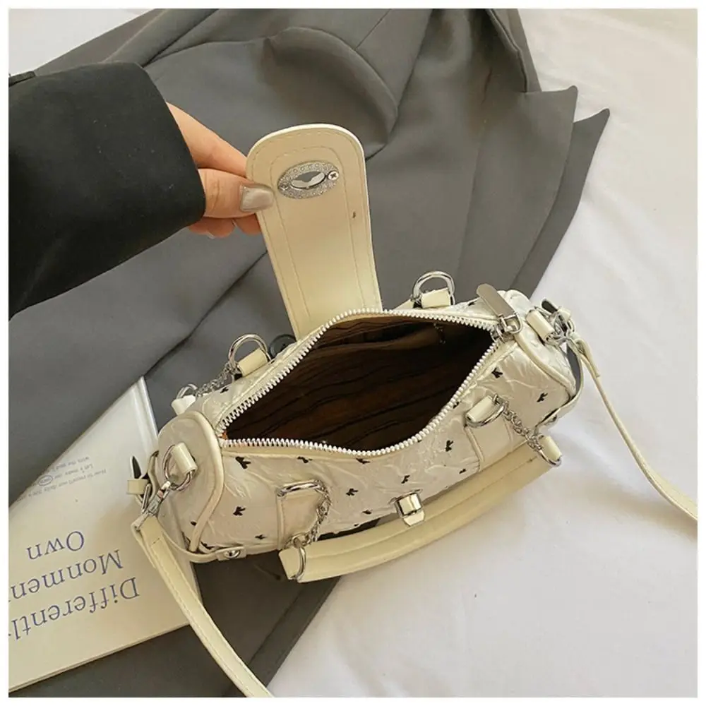 بسيطة Y2K ريترو حقيبة كتف القوس فتاة حار الإبط حقيبة يد الموضة خمر حقيبة تحت الإبط التسوق