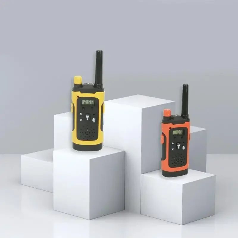 Walkie Talkies LED de largo alcance para niños, comunicación inalámbrica, Radio portátil de 2 vías, juguete educativo para juguetes electrónicos, categoría