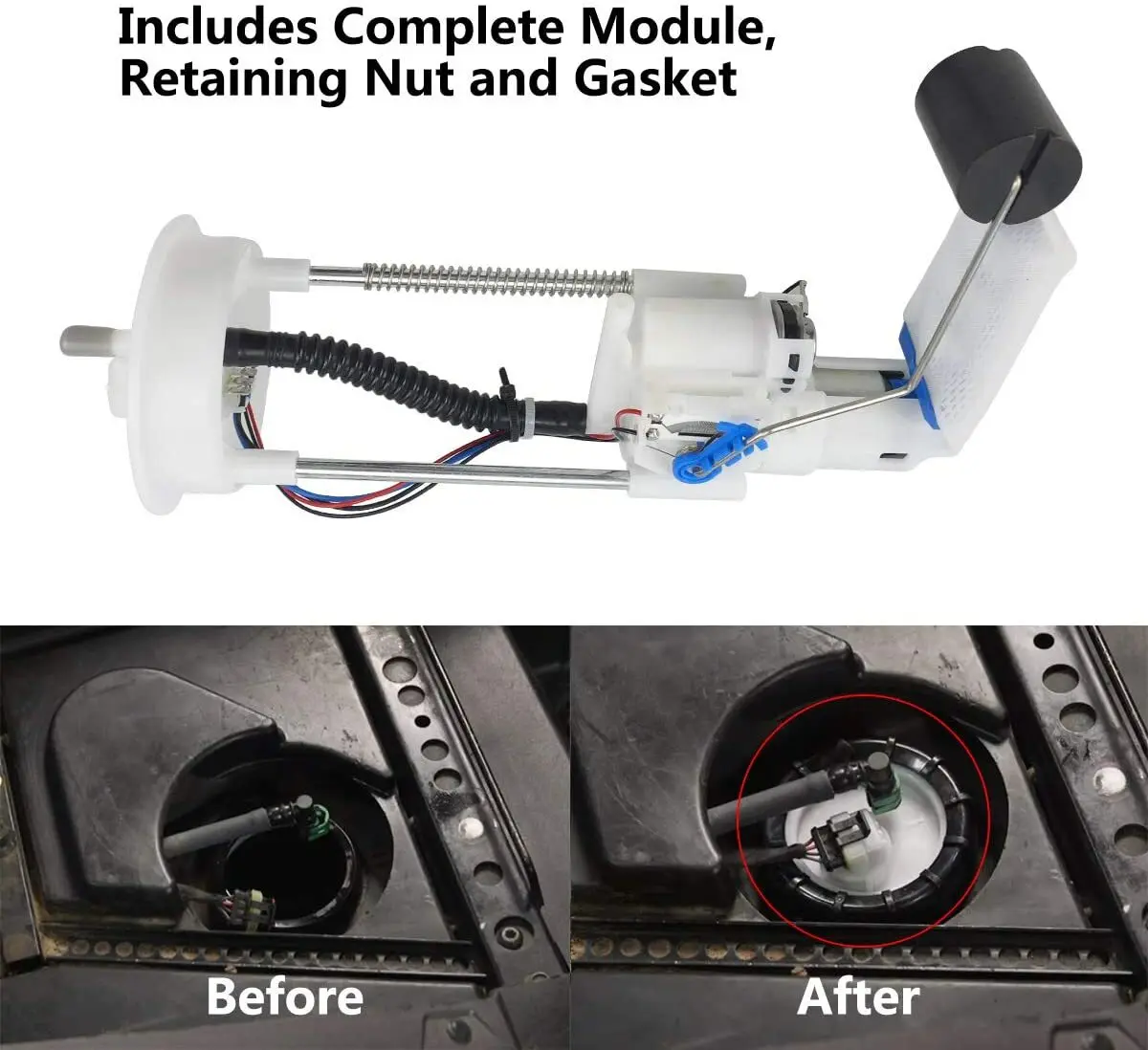 Per Polaris RZR 900 XP 1000 2015-2020 Gruppo modulo pompa carburante 2205502 2208323