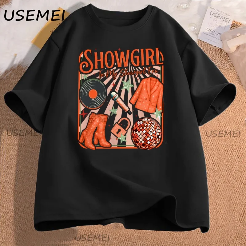 Showgirl T Shirt for Fan Women Men Orange Show Girl T-Shirt Concert Casual Cotton Short Sleeve Tshirt Harajuku Female Clothing