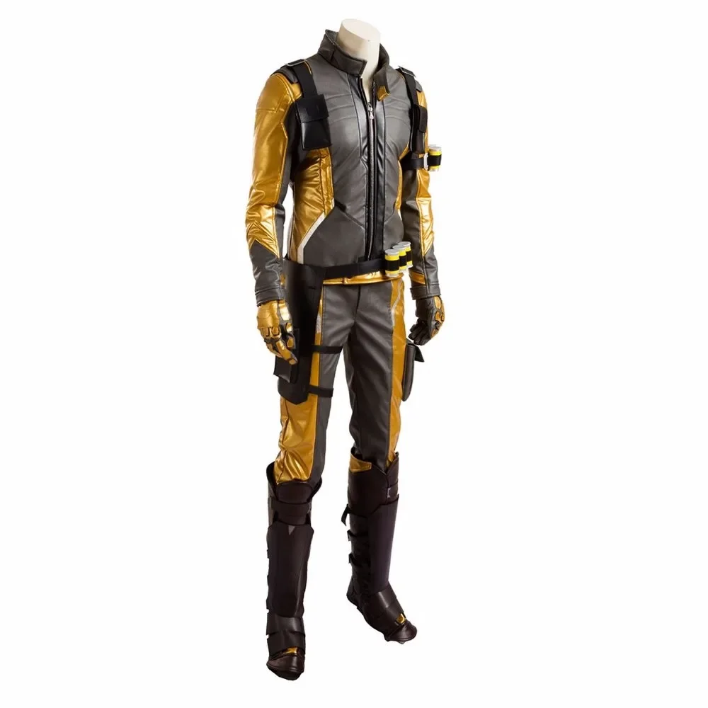 Men's OW Soldier 76 Cosplay Costume Deluxe Outfit Gold Version Custom Made