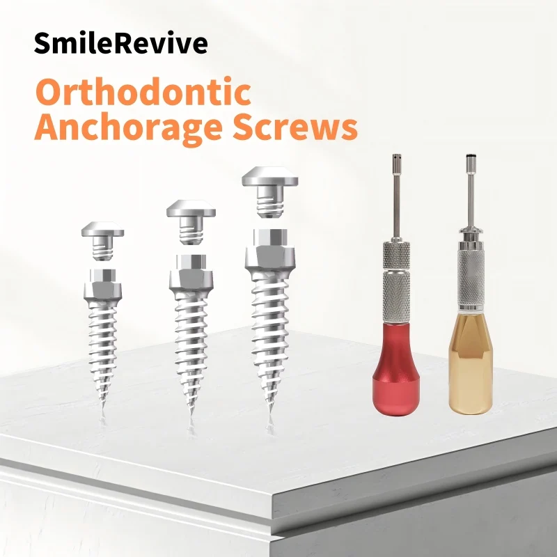 SmileRevive Orthodontic Mini Screw Implant Self-Drilling Micro Anchorage Screws Temporary Anchorage Device TAD for Braces