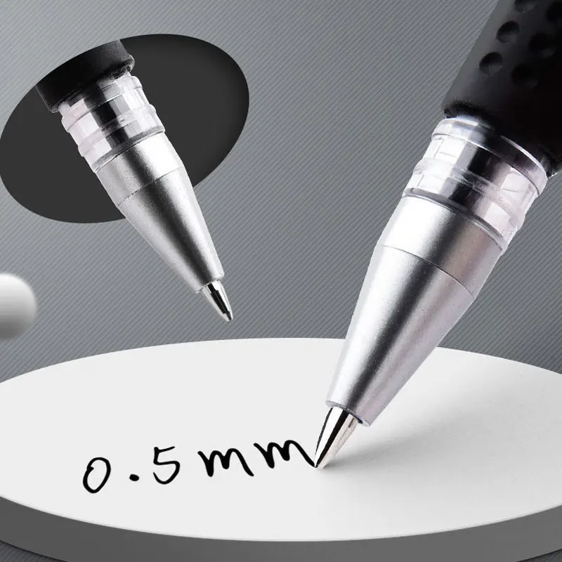 35/25 個ゲルペンセット学用品黒青赤インク色 0.5 ミリメートルボールペンペン書き込みツール学校オフィス文具