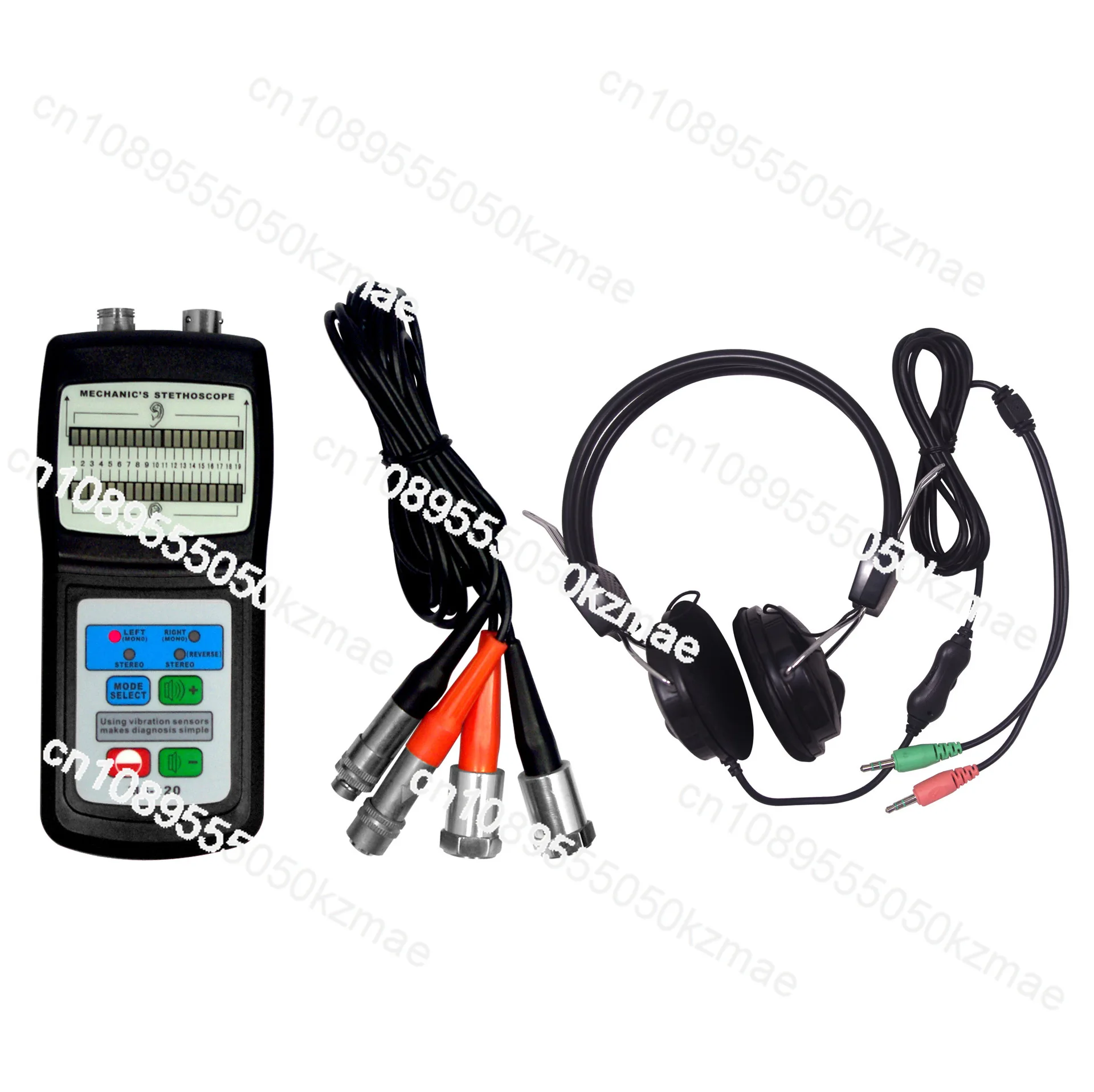 

IN STOKC 2025 HOT SELL MS120 Vibration Listener, Mechanical Fault Stethoscope MS-120 Engine Mechanical Fault Tester